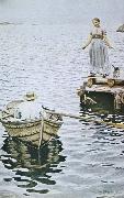 Anders Zorn en siren Spain oil painting artist